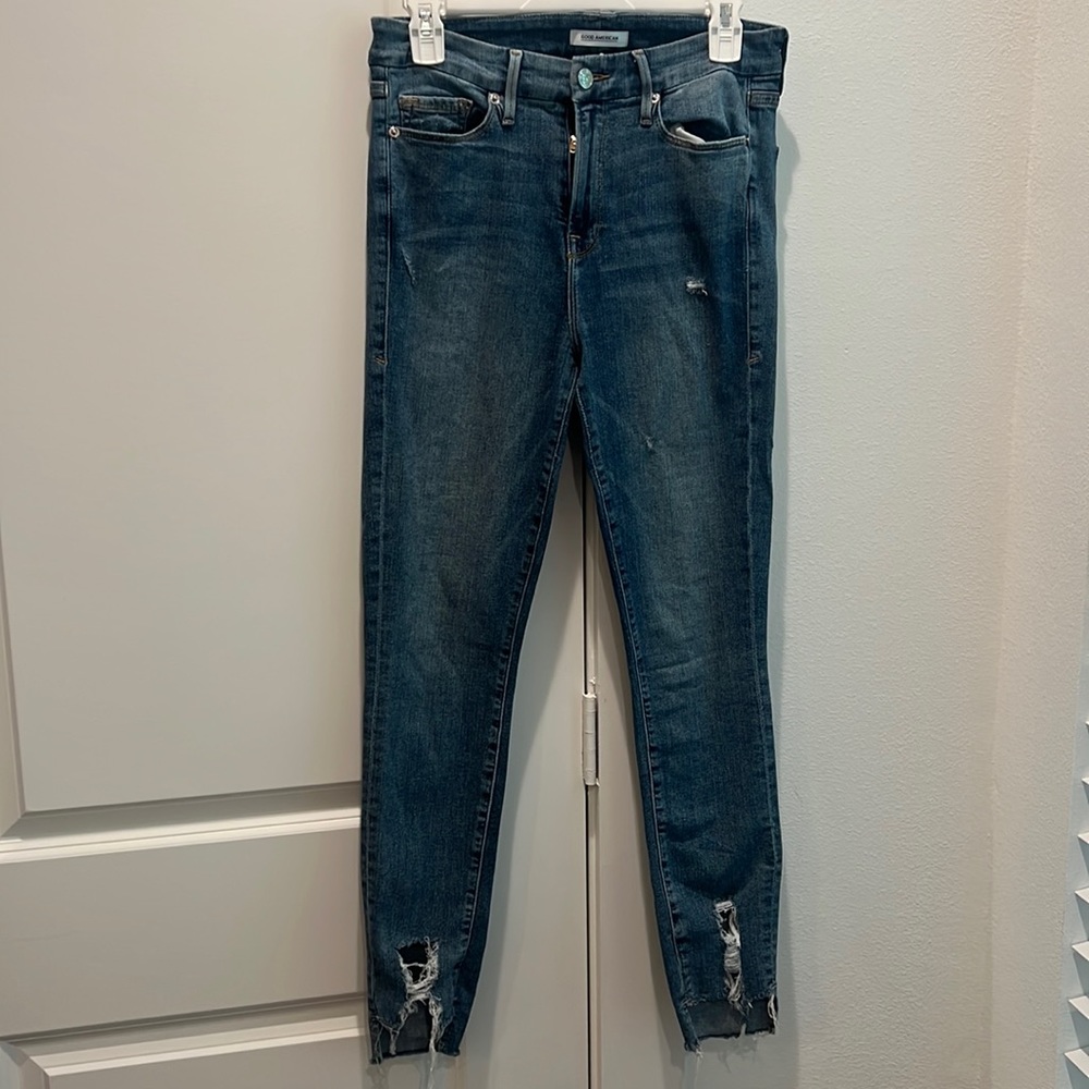 Good American good legs skinny jeans! Size 8/29